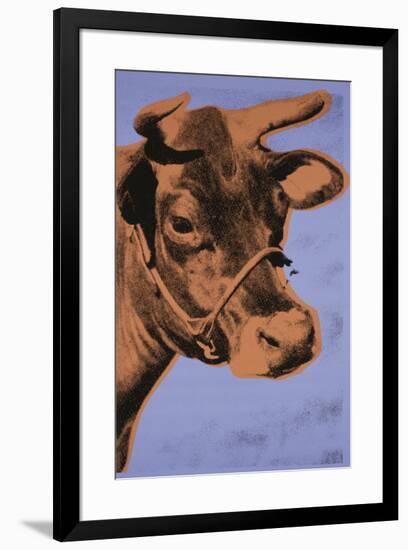 Cow, c.1971 (Purple and Orange)-Andy Warhol-Framed Giclee Print