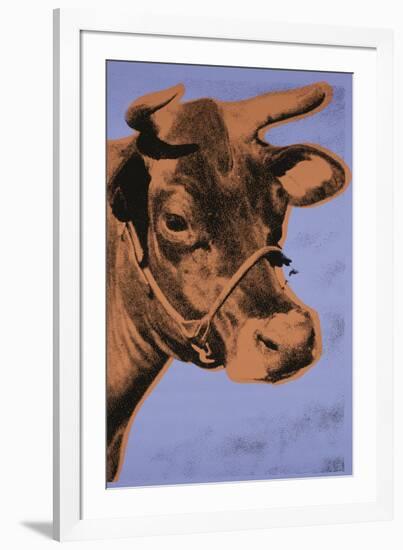 Cow, c.1971 (Purple and Orange)-Andy Warhol-Framed Giclee Print