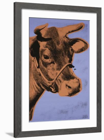 Cow, c.1971 (Purple and Orange)-Andy Warhol-Framed Giclee Print