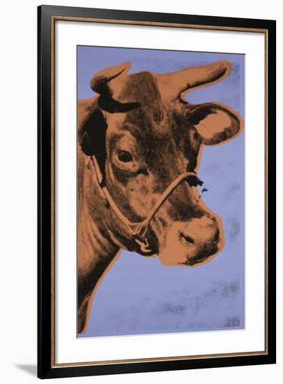 Cow, c.1971 (Purple and Orange)-Andy Warhol-Framed Giclee Print