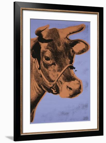 Cow, c.1971 (Purple and Orange)-Andy Warhol-Framed Giclee Print