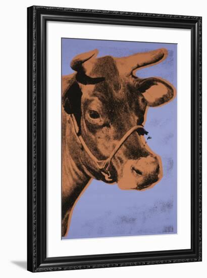 Cow, c.1971 (Purple and Orange)-Andy Warhol-Framed Giclee Print