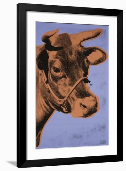 Cow, c.1971 (Purple and Orange)-Andy Warhol-Framed Giclee Print