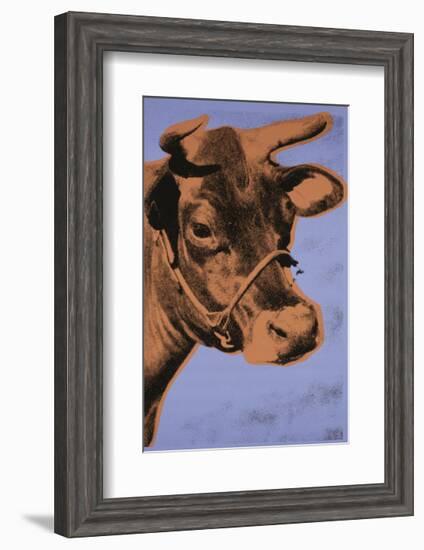 Cow, c.1971 (Purple and Orange)-Andy Warhol-Framed Giclee Print