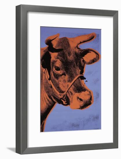 Cow, c.1971 (Purple and Orange)-Andy Warhol-Framed Art Print