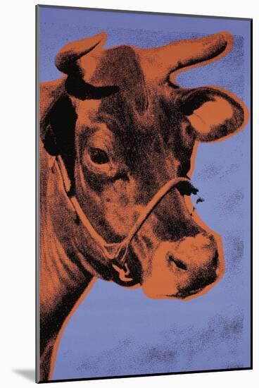 Cow, c.1971 (Purple and Orange)-Andy Warhol-Mounted Art Print