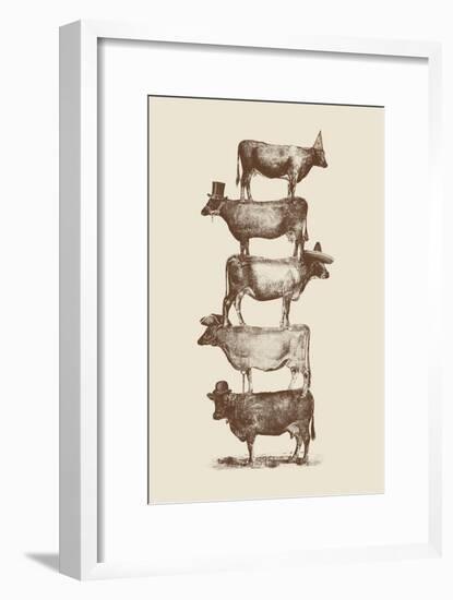 Cow Cow Nuts-Florent Bodart-Framed Giclee Print