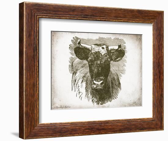 Cow Face I-Gwendolyn Babbitt-Framed Art Print