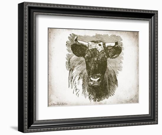 Cow Face I-Gwendolyn Babbitt-Framed Art Print