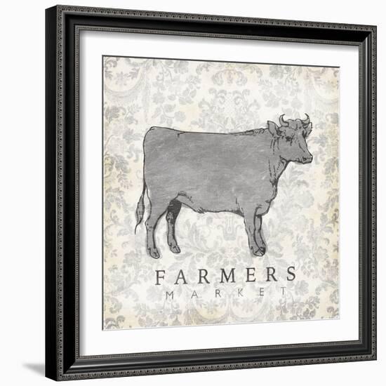 Cow Farmer-Jace Grey-Framed Art Print