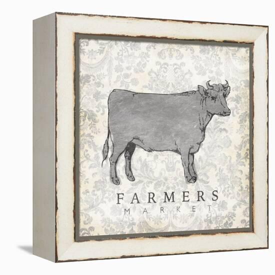 Cow Farmer-Jace Grey-Framed Stretched Canvas