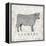Cow Farmer-Jace Grey-Framed Stretched Canvas