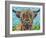 Cow From Another Planet II-Carolee Vitaletti-Framed Art Print