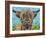 Cow From Another Planet II-Carolee Vitaletti-Framed Art Print