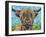 Cow From Another Planet II-Carolee Vitaletti-Framed Art Print