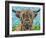 Cow From Another Planet II-Carolee Vitaletti-Framed Art Print