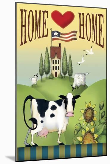 Cow Home-Margaret Wilson-Mounted Giclee Print