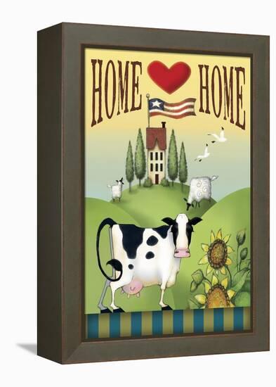Cow Home-Margaret Wilson-Framed Premier Image Canvas