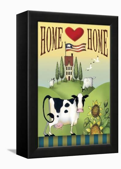 Cow Home-Margaret Wilson-Framed Premier Image Canvas