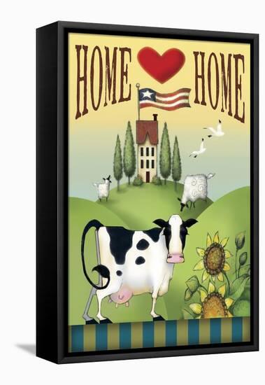 Cow Home-Margaret Wilson-Framed Premier Image Canvas