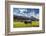 Cow in the green pastures framed by the high peaks of the Alps, Garmisch Partenkirchen, Upper Bavar-Roberto Moiola-Framed Photographic Print