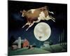 Cow Jumps over the Moon-Lowell Herrero-Mounted Art Print