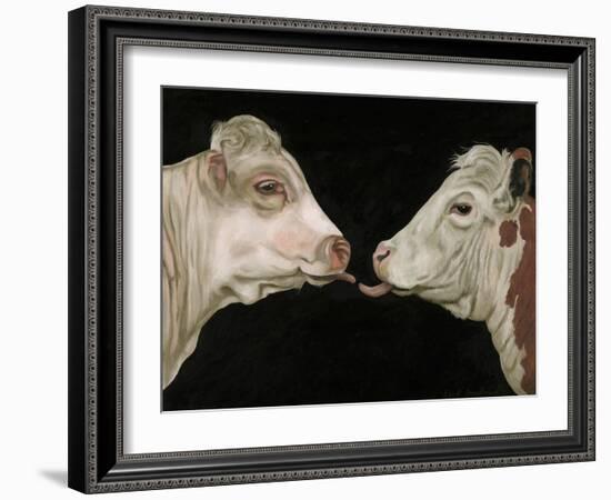 Cow Lick-Leah Saulnier-Framed Giclee Print