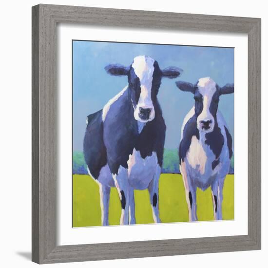 Cow Pals II-Carol Young-Framed Art Print