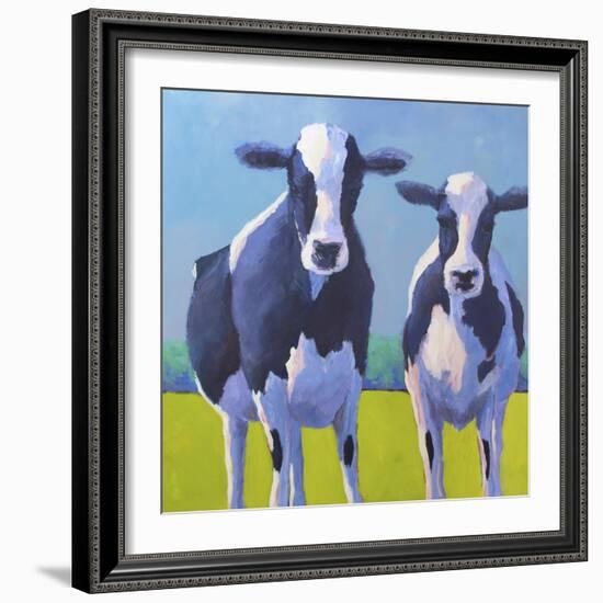 Cow Pals II-Carol Young-Framed Art Print