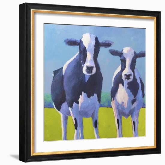 Cow Pals II-Carol Young-Framed Art Print