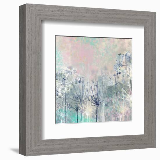 Cow Parsley blues-Claire Westwood-Framed Premium Giclee Print