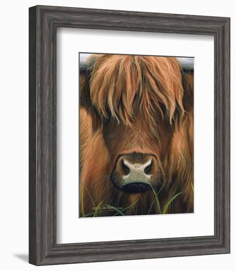 Cow Portrait-Sarah Stribbling-Framed Art Print