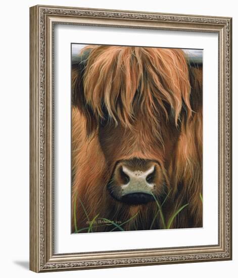 Cow Portrait-Sarah Stribbling-Framed Giclee Print