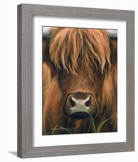 Cow Portrait-Sarah Stribbling-Framed Giclee Print