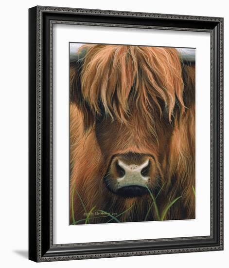 Cow Portrait-Sarah Stribbling-Framed Giclee Print