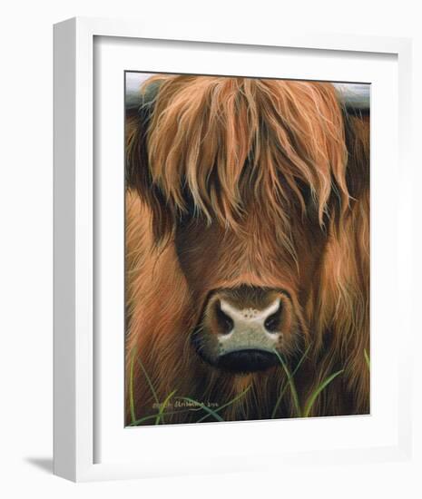 Cow Portrait-Sarah Stribbling-Framed Giclee Print
