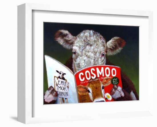 Cow Tips-Lucia Heffernan-Framed Art Print