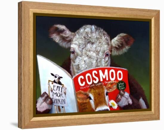 Cow Tips-Lucia Heffernan-Framed Stretched Canvas