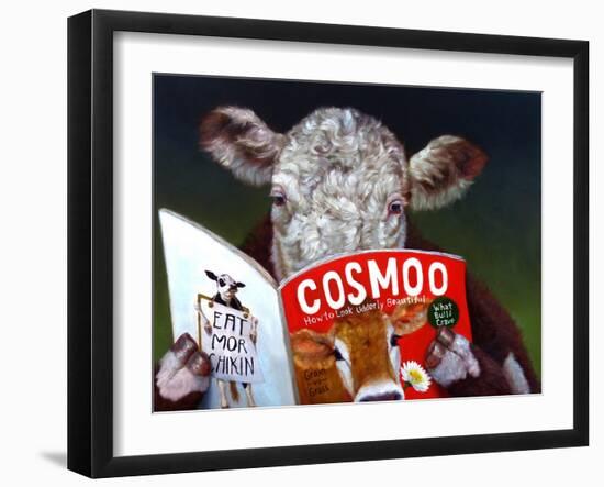 Cow Tips-Lucia Heffernan-Framed Art Print