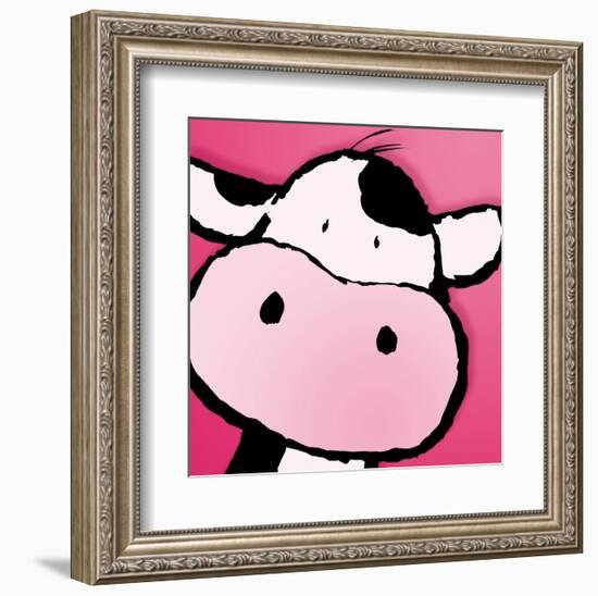 Cow-Jean Paul-Framed Art Print