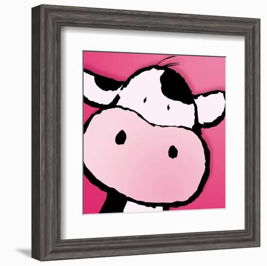 Cow-Jean Paul-Framed Art Print