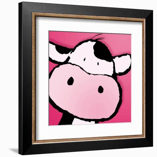 Cow-Jean Paul-Framed Art Print