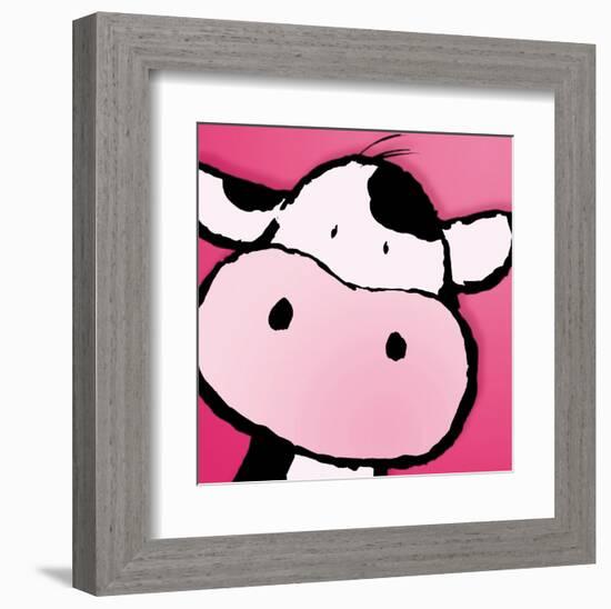 Cow-Jean Paul-Framed Art Print