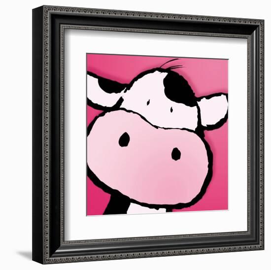 Cow-Jean Paul-Framed Art Print