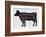 Cow-null-Framed Art Print