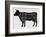 Cow-null-Framed Art Print