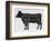 Cow-null-Framed Art Print