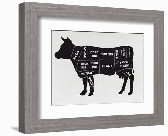 Cow-null-Framed Giclee Print