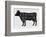 Cow-null-Framed Giclee Print