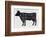 Cow-null-Framed Giclee Print